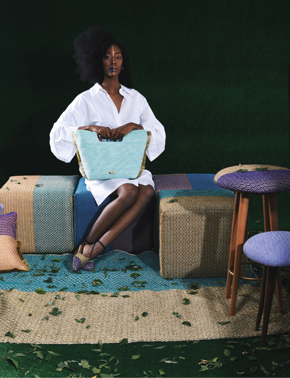 NOMADIC POUF BEIGE